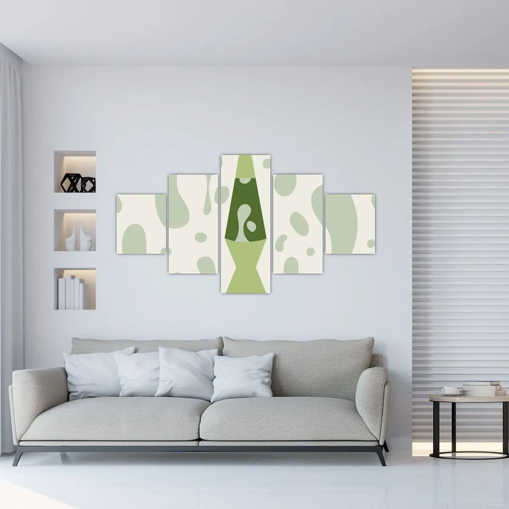Obraz - Hipisi, lampa lawowa (125x70 cm)