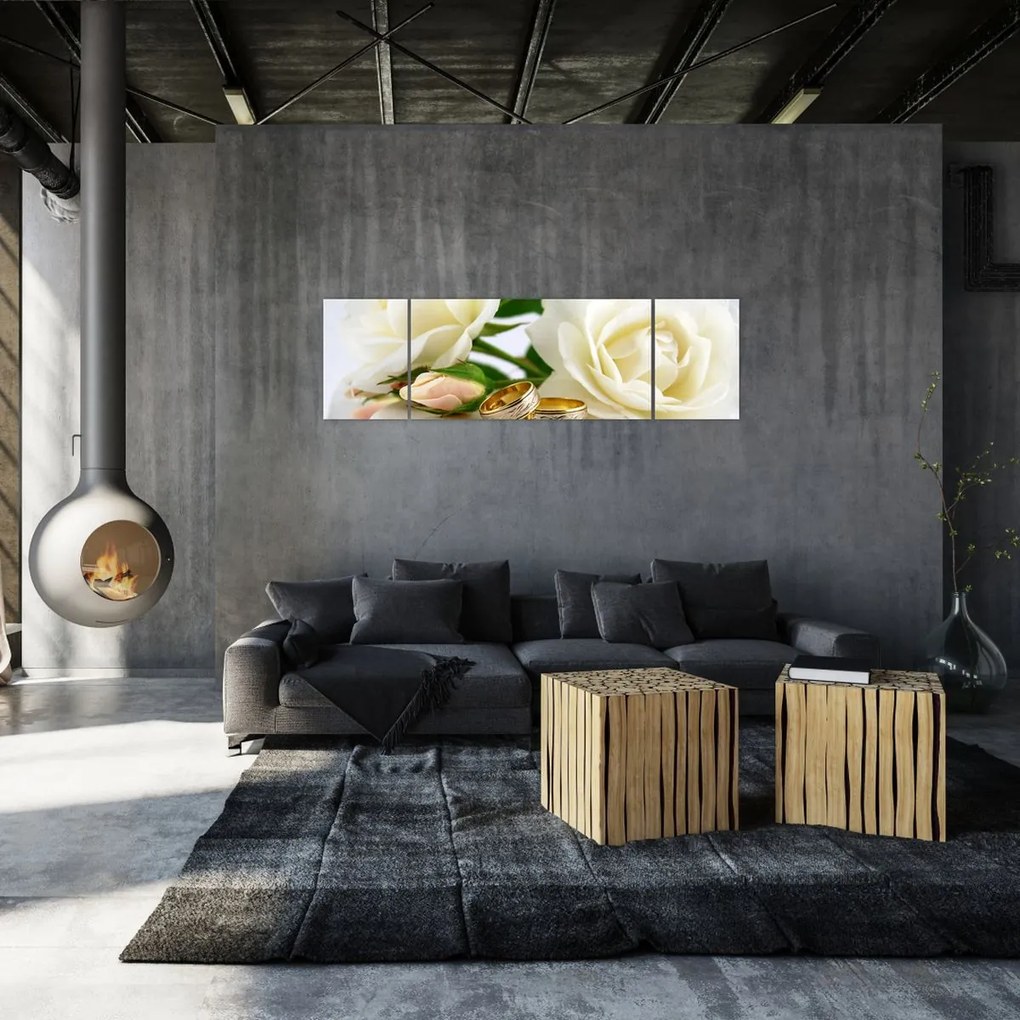 Obraz - Dzień ślubu (170x50 cm)
