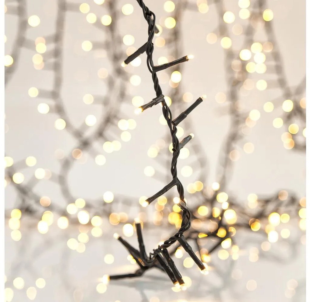 LED zewnętrzny łańcuch świąteczny SNAKE 800xLED 19,1 m IP44 ciepła biała