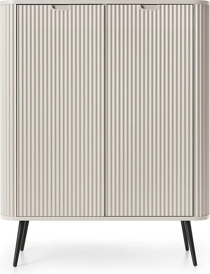 Komoda kaszmirowa, nogi: czarna, 103 x 129 x 39 cm