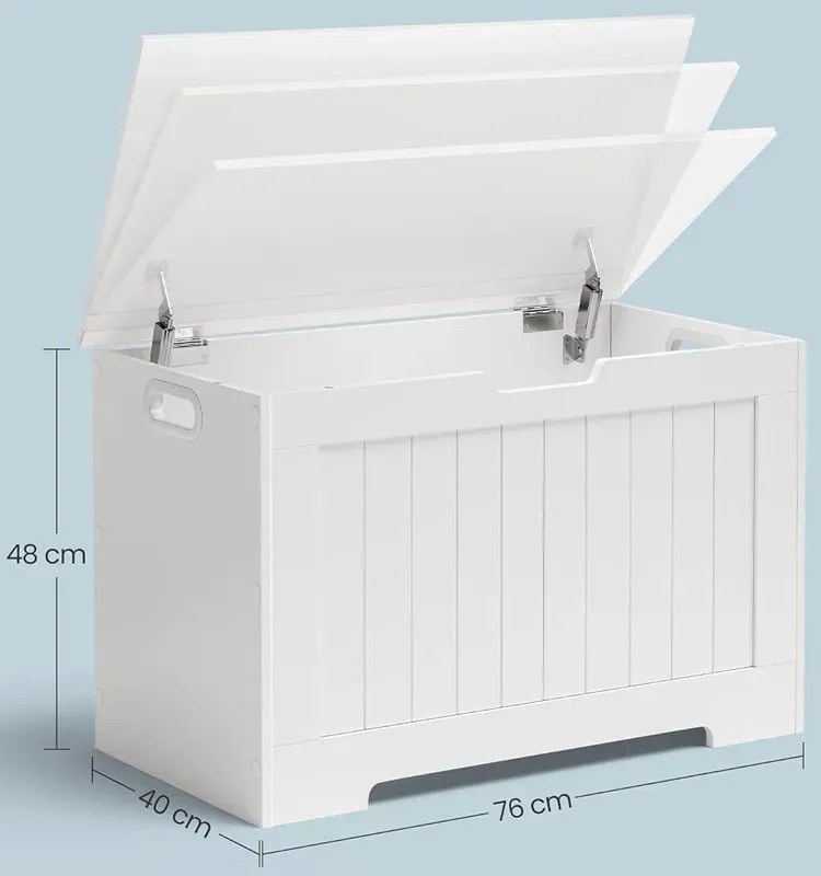 Zamykana biała skrzynia do przechowywania S4-Z94