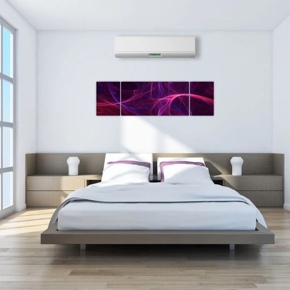 Abstrakcyjny obraz krzywych (170x50 cm)