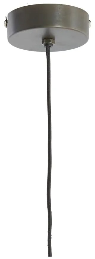 Czarna lampa wisząca ø 32 cm Elimo – Light &amp; Living