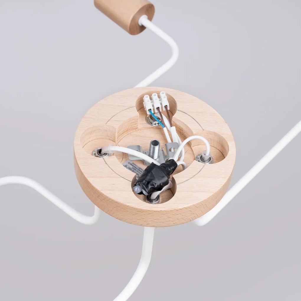 Żyrandol TIMBO 4 biały SOLLUX LIGHTING
