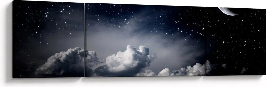 Obraz - Gwiaździste niebo (170x50 cm)