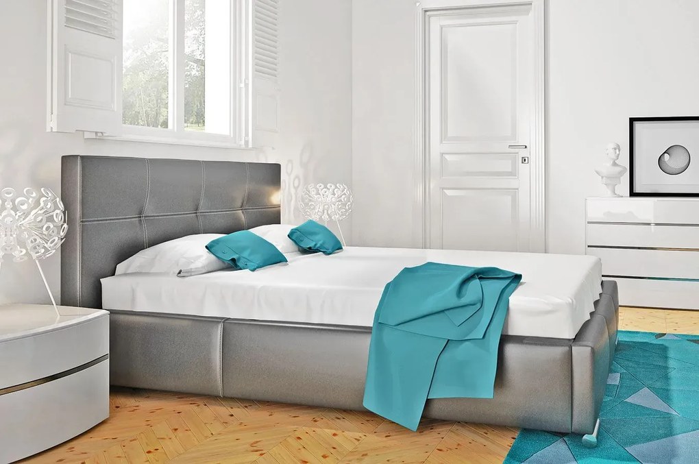 Łóżko tapicerowane Blanke 140x200 - 44 kolory