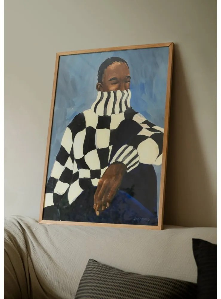 Plakat 50x70 cm Check – Hanna Peterson – The Poster Club