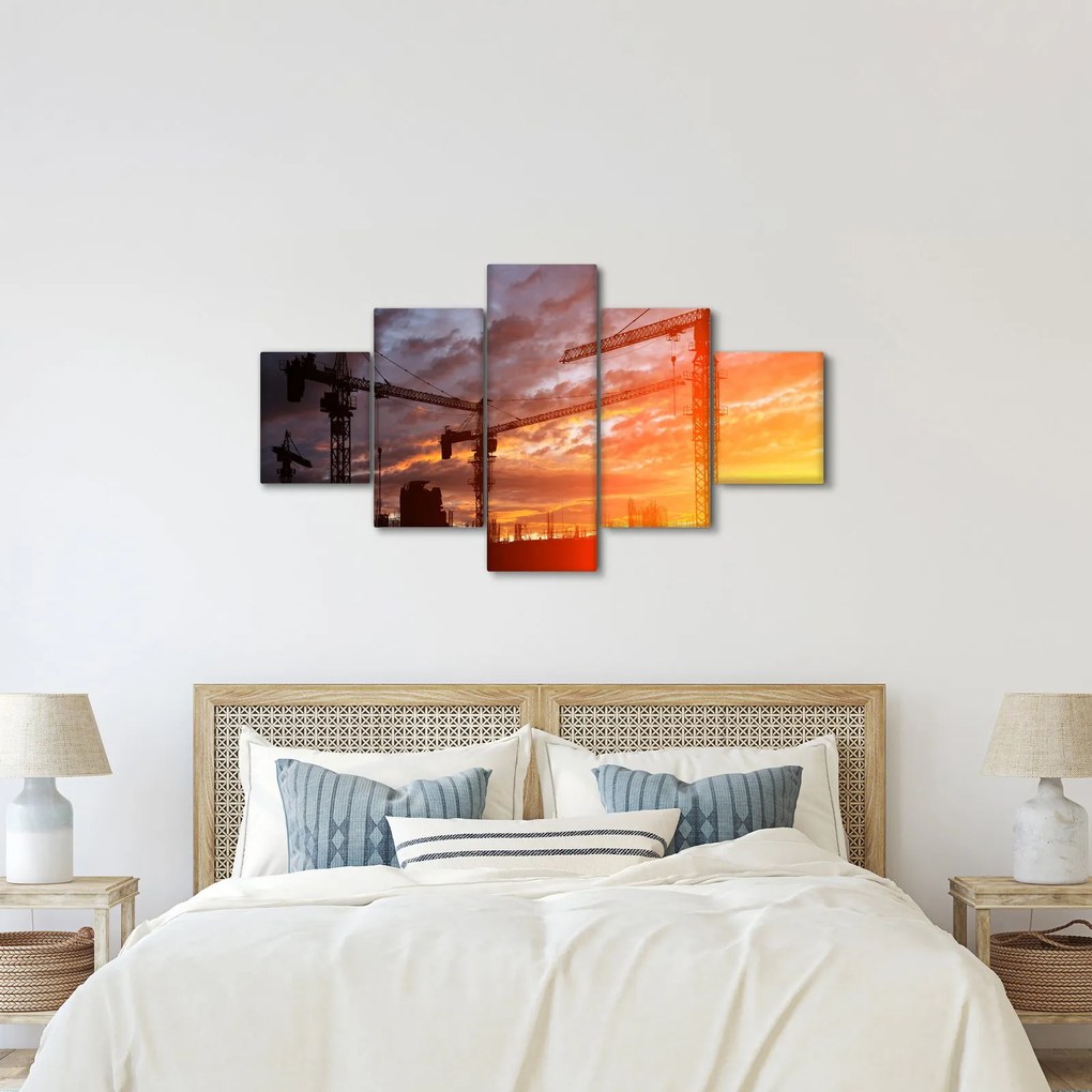 Obraz - Plac budowy (125x70 cm)