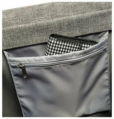 Rolser Torba na kółkach Com Polar 8 Black Tube,szara