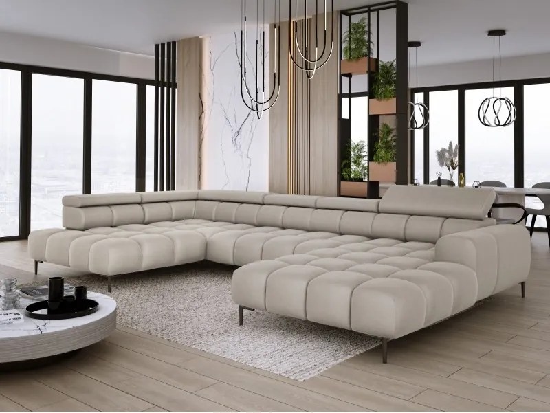 Narożnik PLAZA XL z elektryczną regulacją siedziska WERSAL