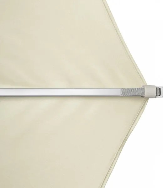 Doppler TELESTAR parasol ogrodowy 400 x 400 cm biały