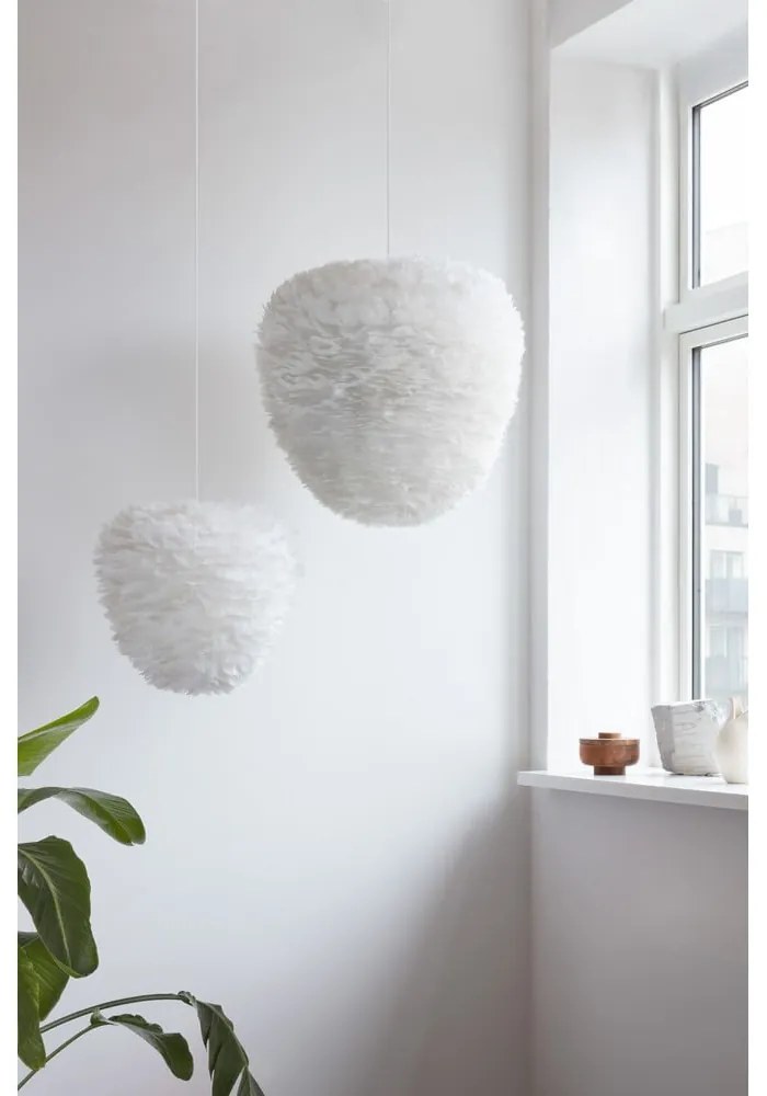 Biały abażur ø 40 cm Eos Evia Medium – UMAGE