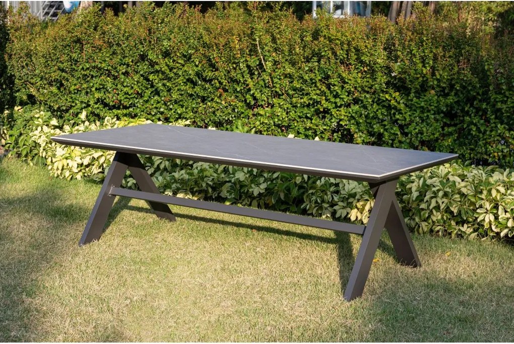 Doppler NOVA - ogrodowy stół aluminiowy 240 x 100 x 73,5 cm - Towar z drobną wadą (N588)