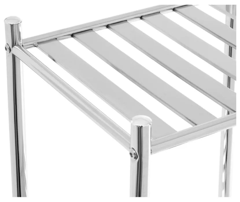 Regał łazienkowy w kolorze srebra 33x78 cm – Premier Housewares