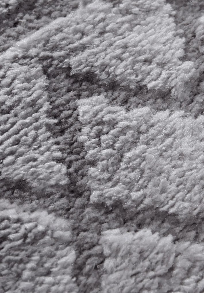 Dywan nowoczesny Gallery 3D Boho szary 200 cm x 280 cm