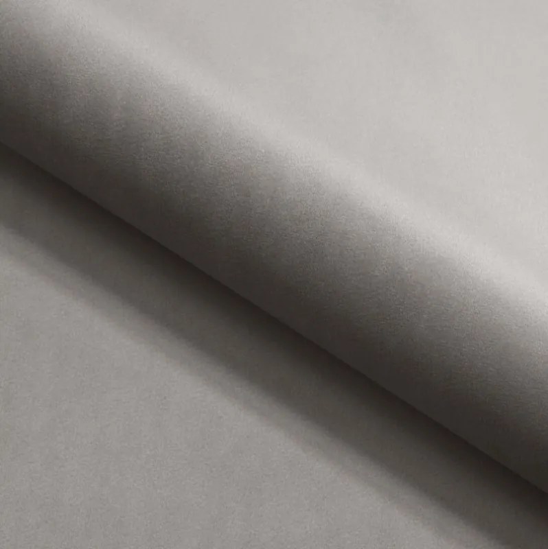 Narożnik GLAM Prawostronny z funkcją spania, zestaw z poduszkami wolnostojący tkanina RIVIERA 91 Szary DOMO HOME