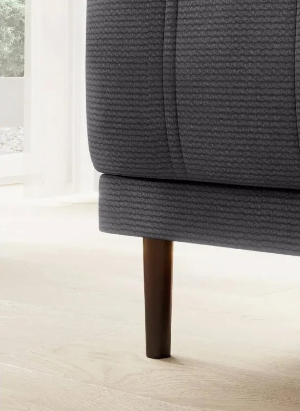 Narożnik CALDO S/MINI Lewostronny z funkcją spania wolnostojący w tkaninie RUN AGAIN 90 WERSAL