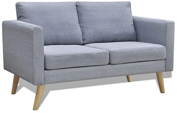 Sofa dwuosobowa Imex 2S - jasnoszara