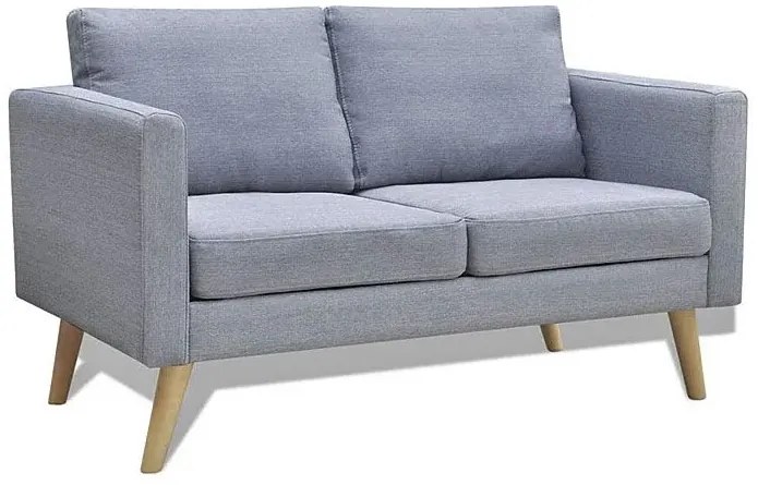 Sofa dwuosobowa Lavinia 2S - jasnoszara