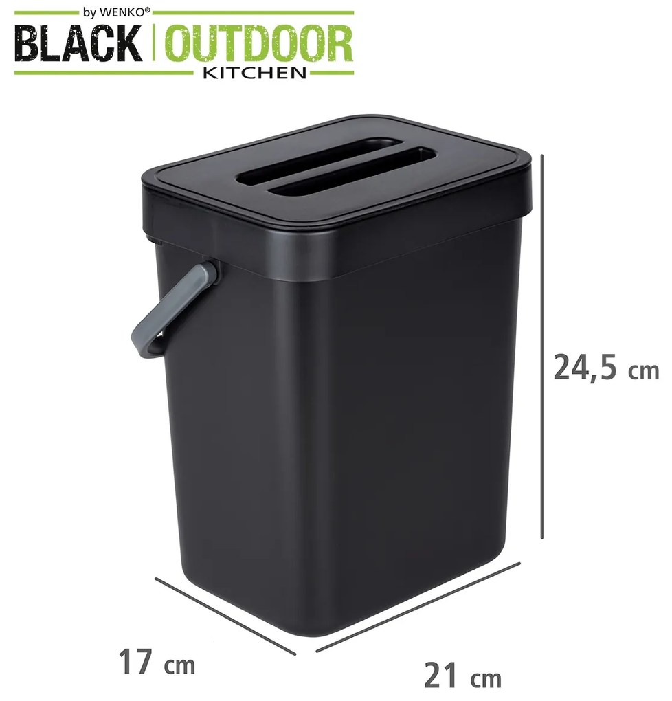 Kosz na odpady bio, 5 L, WENKO