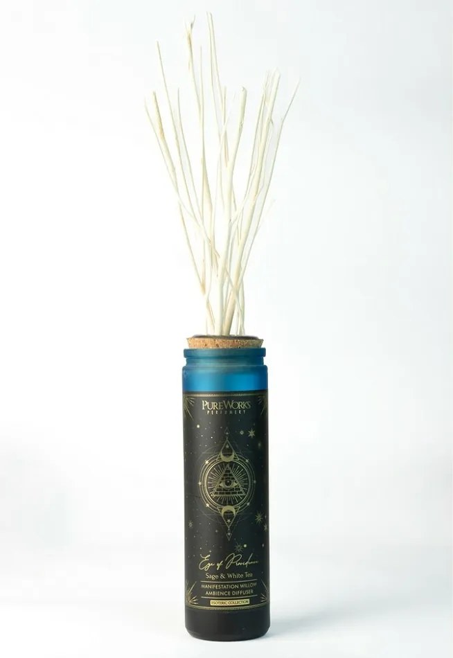 Dyfuzor organiczny Sage&White Tea 100 ml z gałązkami wierzby
