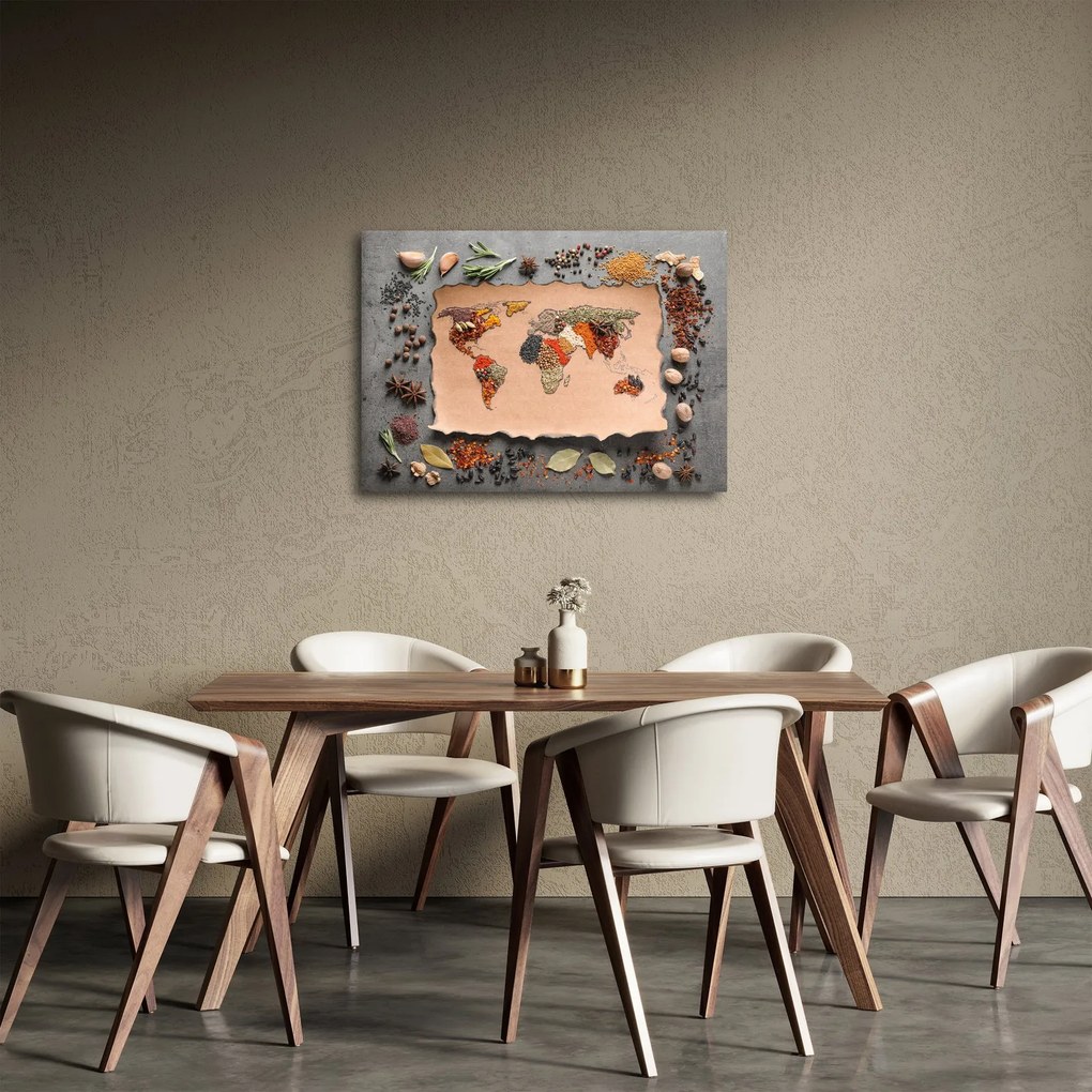 Obraz - Przyprawy świata (70x50 cm)