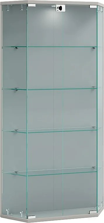 Szafka ścienna z wyświetlaczem szklanym Benila L