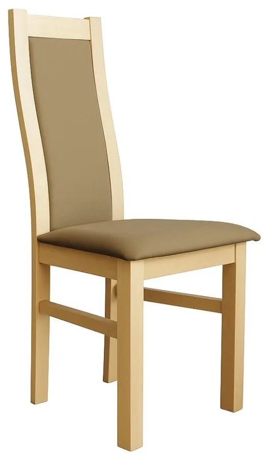 Krzesło jadalniane ZOE dąb/brąz