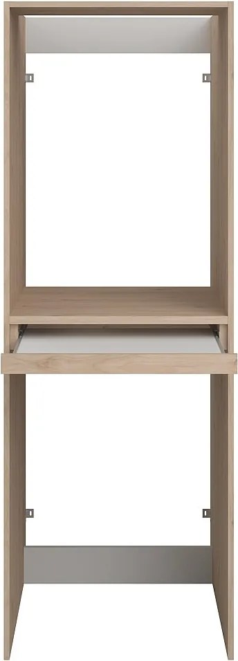 Mebel pod pralkę i suszarkę - Jasny naturalny - S64 x W184 cm - ERKANO