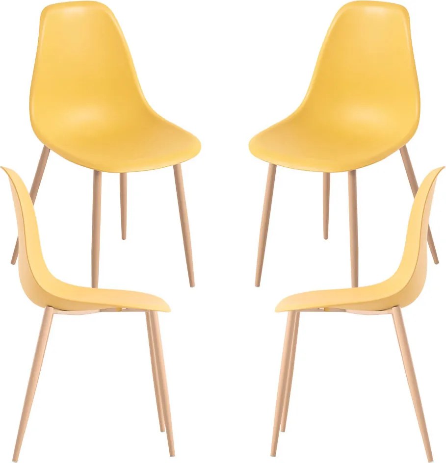 Zestaw 4 Krzese Mykle