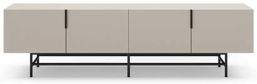 Kremowa szafka pod TV 200x63,5 cm Eldia – Marckeric