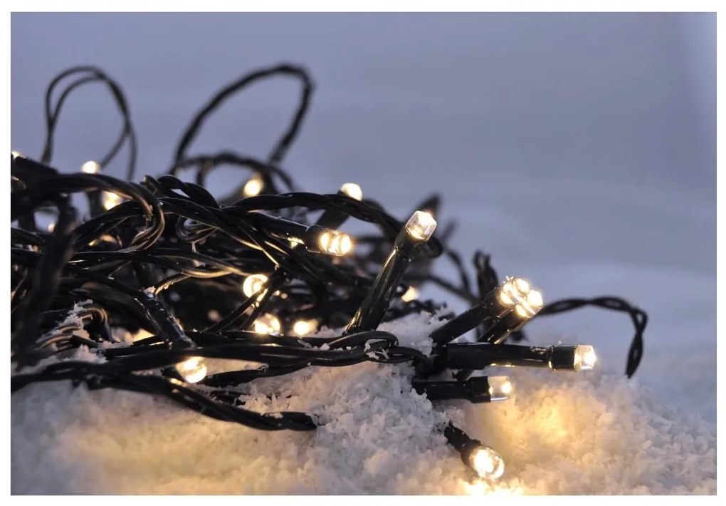 Solight 1V05-WW- LED Zewnętrzny łańcuch bożonarodzeniowy 500xLED/8 funkcji IP44 55m ciepła biel