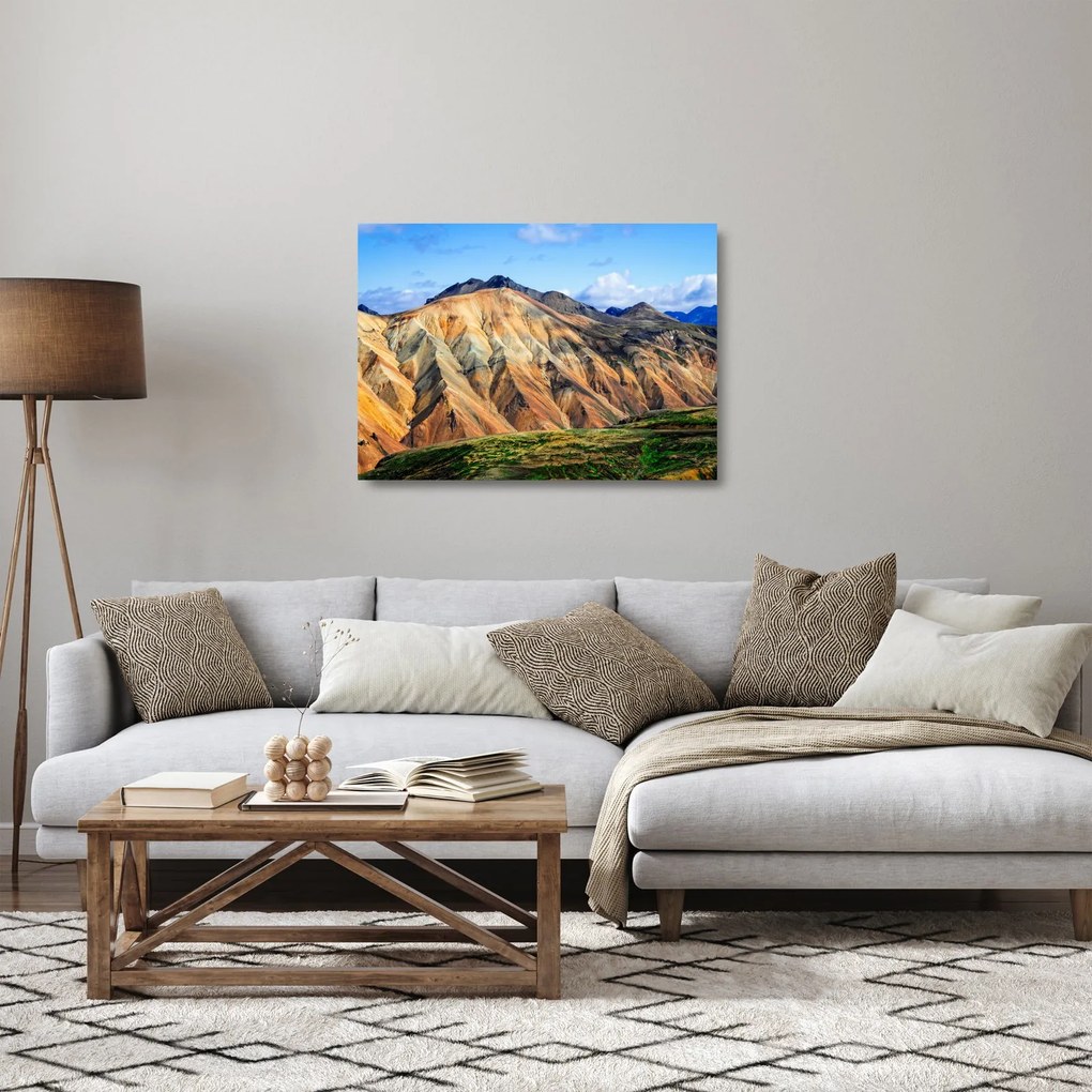 Obraz na szkle - Landmannalaugar (70x50 cm)