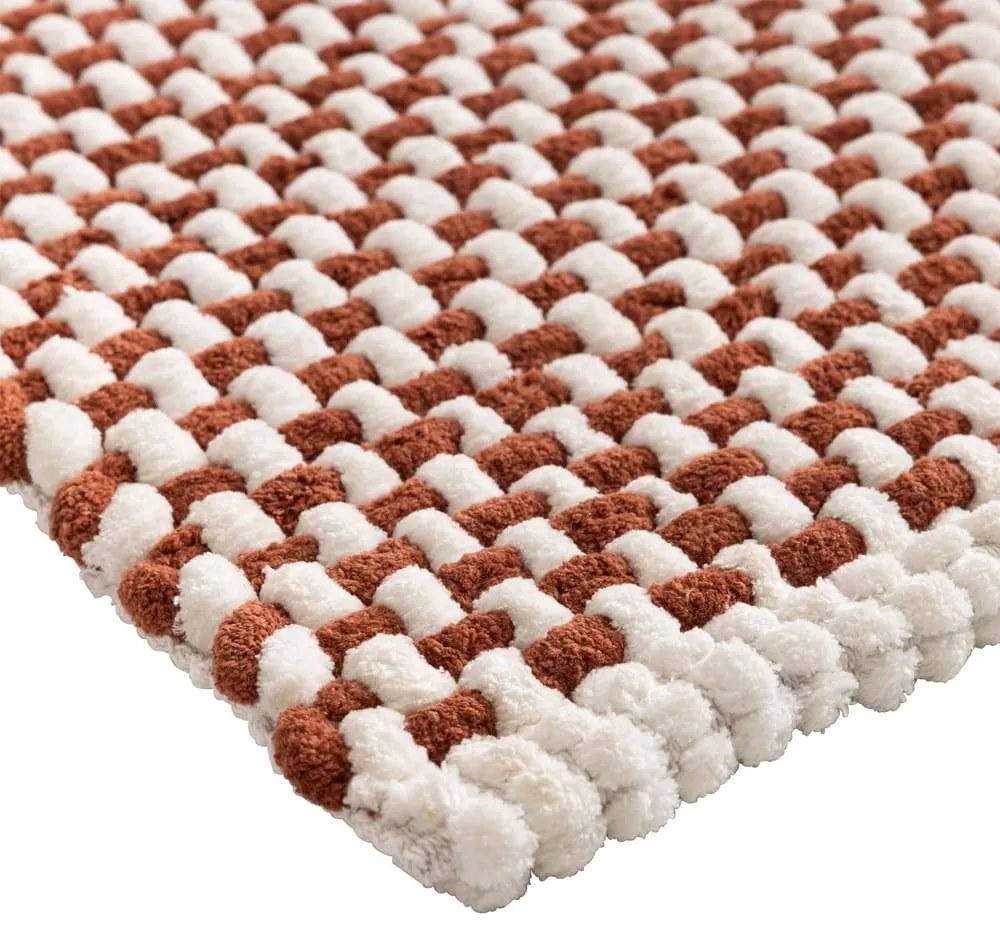 Dywanik łazienkowy w kolorze terakoty 50x80 cm Rafael – douceur d'intérieur