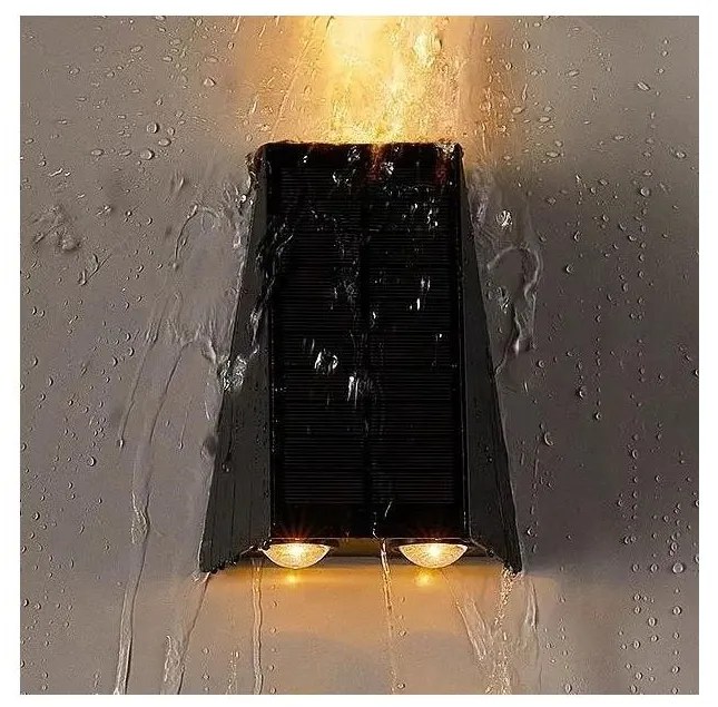 Brilagi - LED solarny kinkiet PYRAMID LED/2W/3,2V 1300 mAh IP54