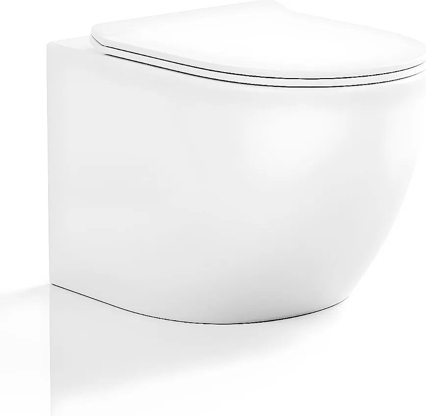 Toaleta WC podwieszana z ceramiki bez kołnierza – JAVOINE