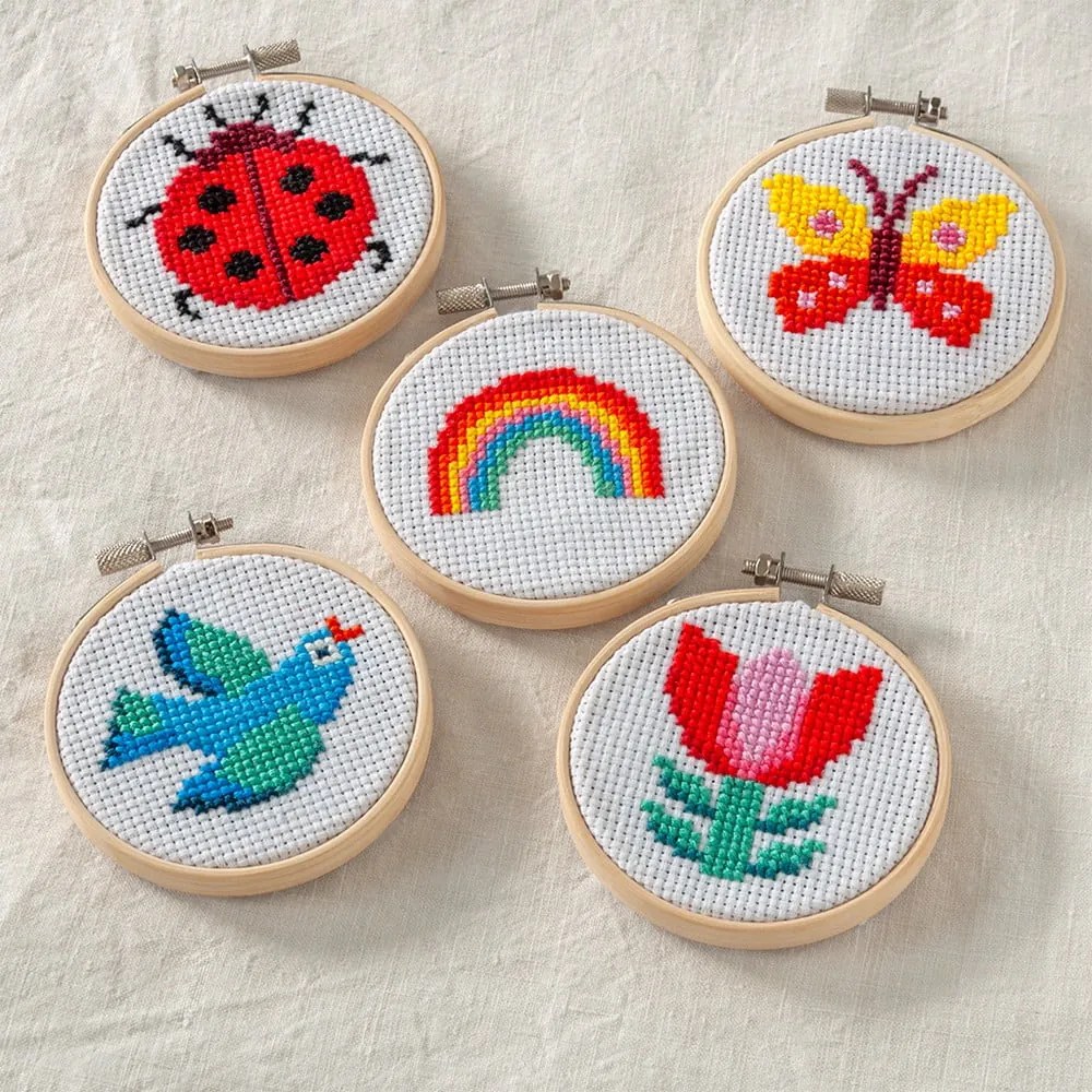 Zestaw kreatywny Cross-stitch Kit Tulip – Rex London