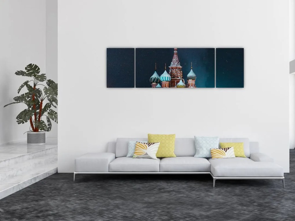 Obraz budowy w Rosji (170x50 cm)