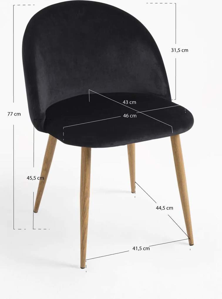 Silla Vint Terciopelo