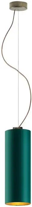 Lampa wisząca regulowana na złotym stelażu E6-K89