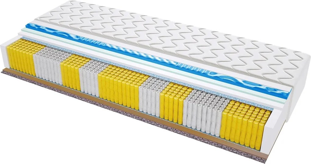 Materac ALMERE MULTIPOCKET VISCO MOLET - Rozmiar: 125x235 cm, Wysokość: 22 cm