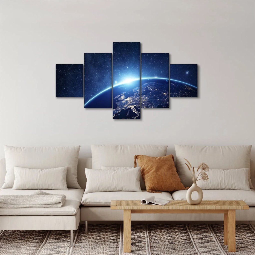 Obraz planety Ziemia (125x70 cm)