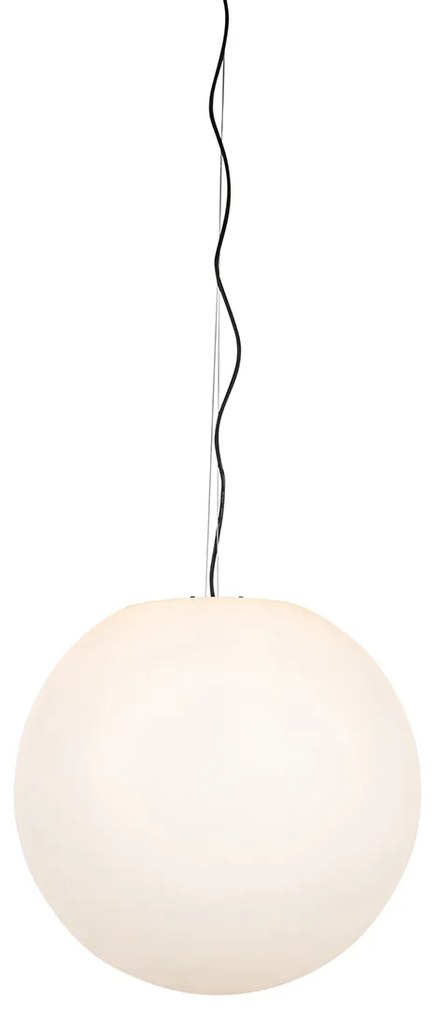 Zewnetrzna Nowoczesna lampa wisząca zewnętrzna biała 56 cm IP65 - Nura Nowoczesny Oswietlenie zewnetrzne