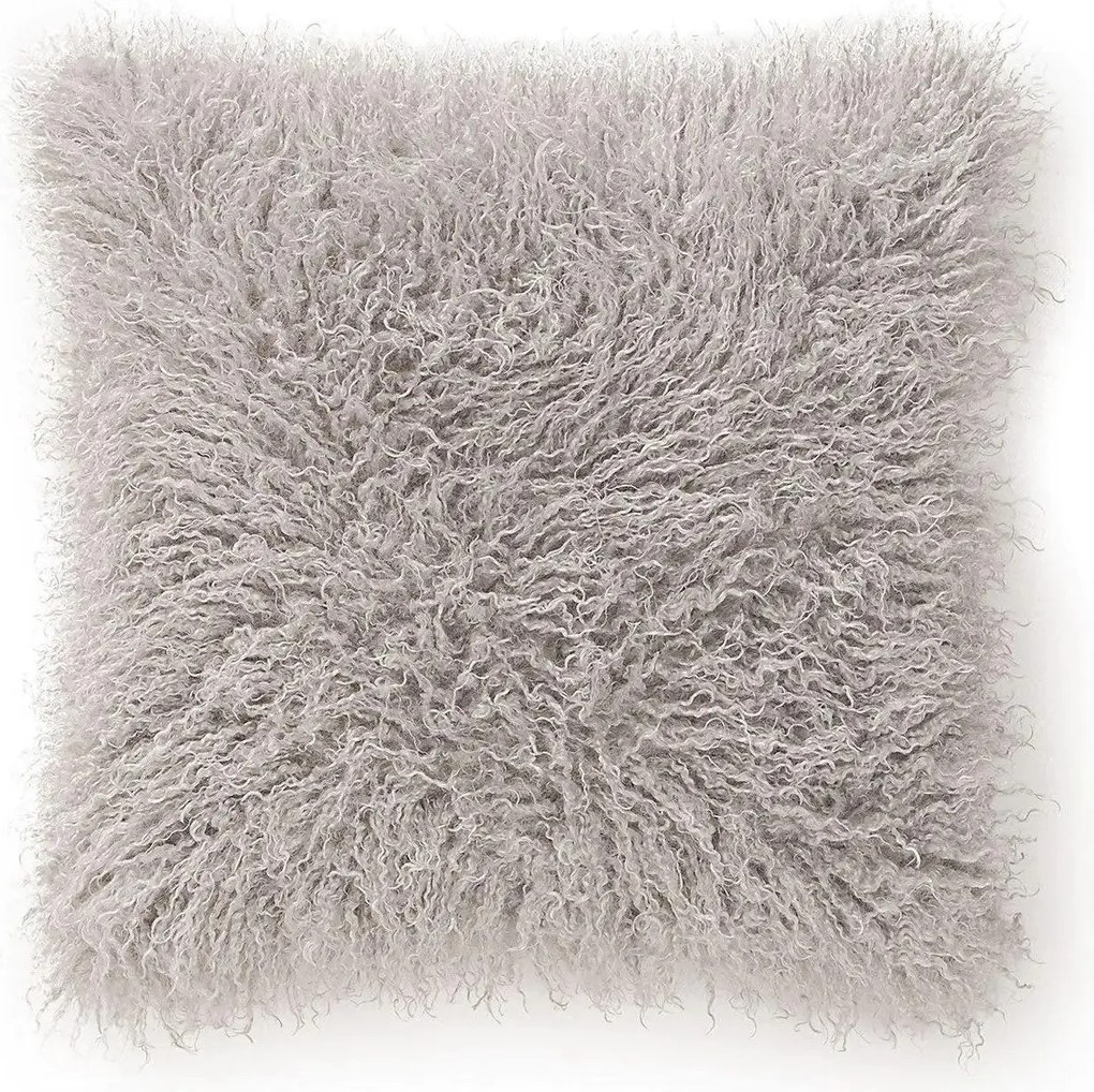 Szara poszewka ozdobna Oscar 45x45 cm