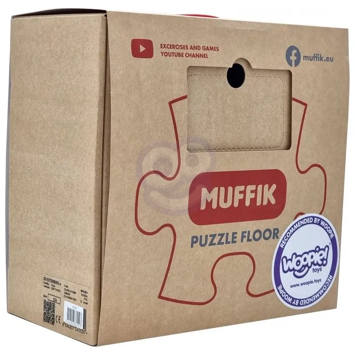 Woopie mata sensoryczna ortopedyczna puzzle 5 el.