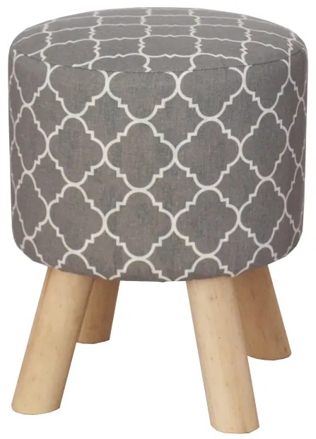 Szara pufa z nadrukiem TAFEL NEW