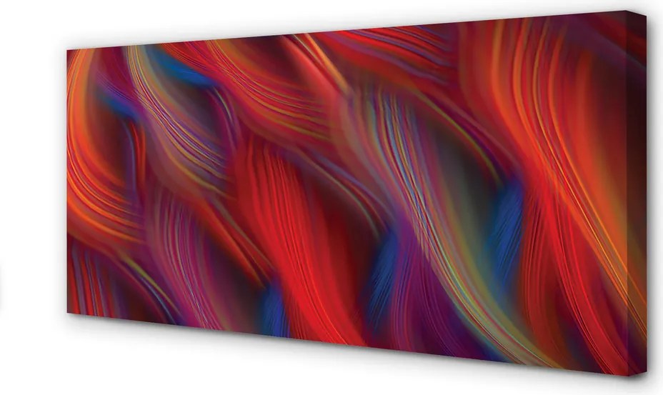 Fotoobraz na płótnie Fraktalne Paski w Kolorze