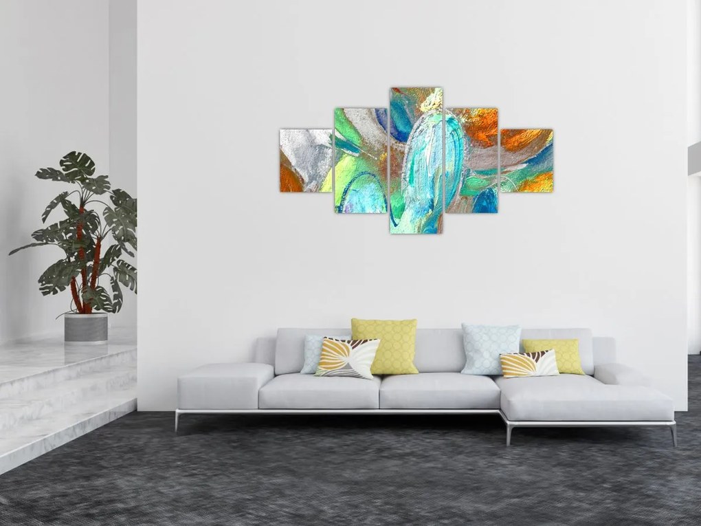 Obraz - Kolorowa abstrakcja (125x70 cm)