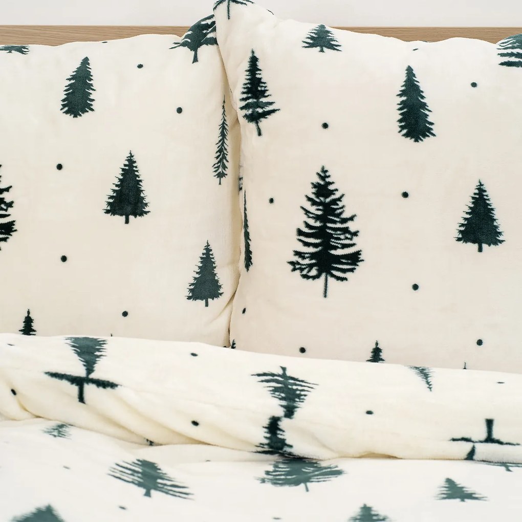 4Home Pościel mikroflanela Serene Forest, 140 x 200 cm, 70 x 90 cm