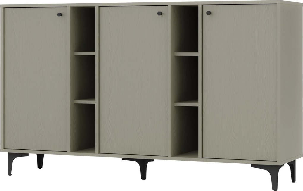 Komoda TORINO 158 cm do Salonu Sypialni Odcienie zieleni